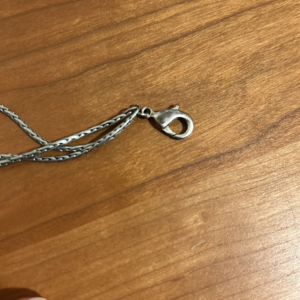 Silver statement necklace - Picture 6 of 6